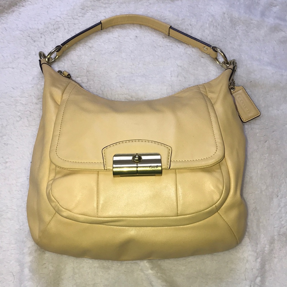 Coach Kristin Hobo Leather Purse